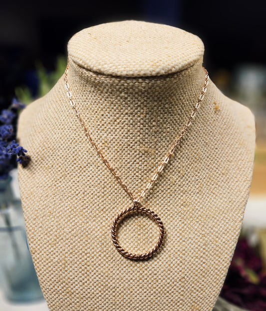 Empowerment Cubit Tensor Ring Pendant