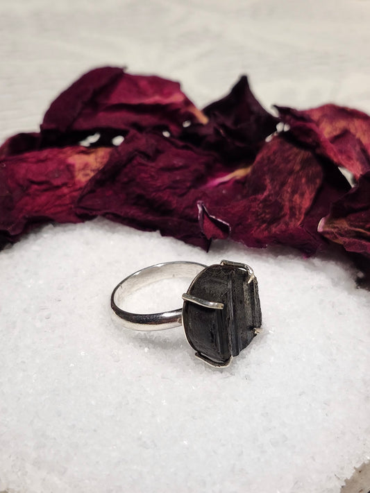 Black Tourmaline Ring