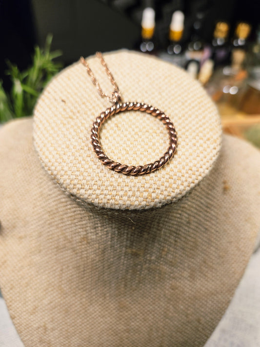 Empowerment Cubit Tensor Ring Pendant