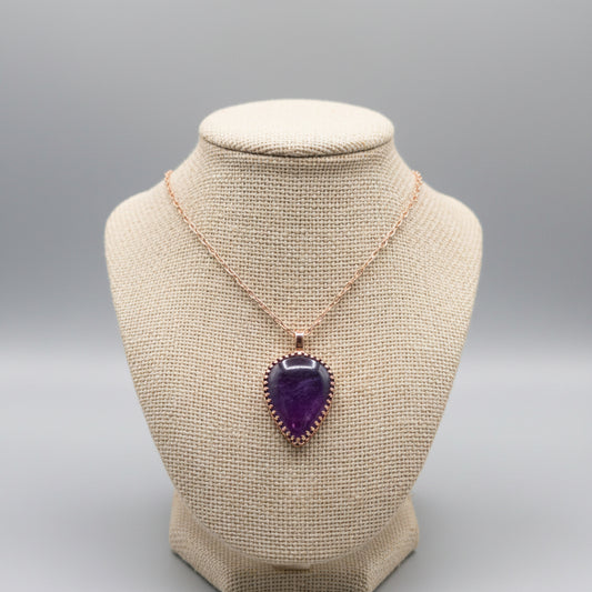 Copper Amethyst Pendant